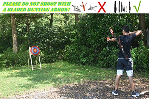 KAINOKAI Traditional Hand-Made Straw Archery Target,Arrow Target for Recurve Bow Longbow or Compound Bow(A Traditional Target Dia Φ:31.5in / 3 Layers)