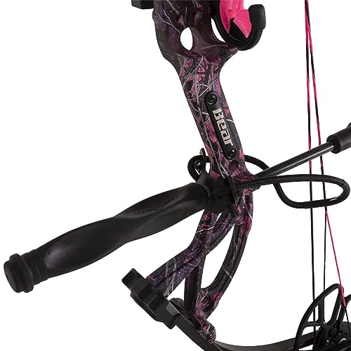 Bear Archery Cruzer G2 Ready to Hunt Compound Bow Package for Adults and Youth, Left Hand, Muddy
