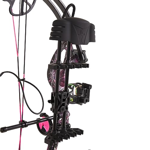 Bear Archery Cruzer G2 Ready to Hunt Compound Bow Package for Adults and Youth, Left Hand, Muddy