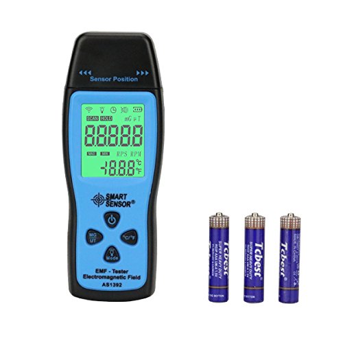KKmeter EMF Meter Handheld Digital LCD Electromagnetic Field Detector for Home Office