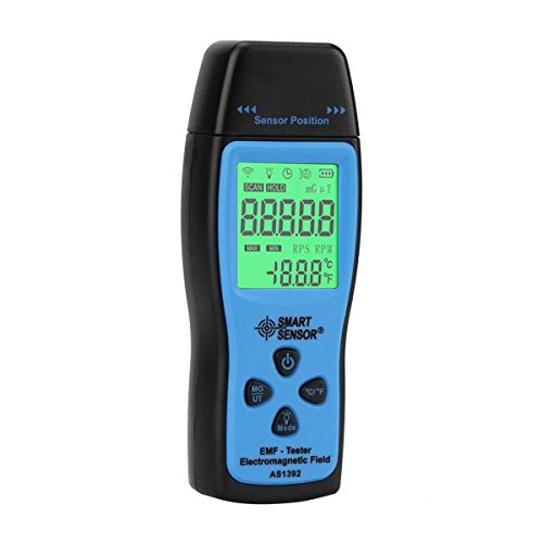 KKmeter EMF Meter Handheld Digital LCD Electromagnetic Field Detector for Home Office