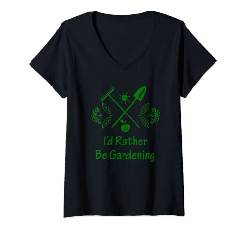 Lifestylenaire Gardening V-Neck T-Shirt