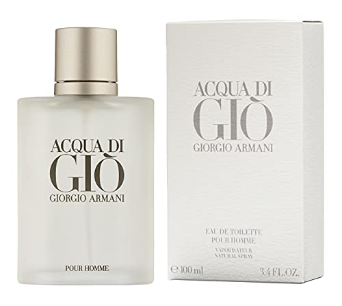 Acqua Di Gio By Giorgio Armani for Men, Eau De Toilette Spray 3.4 Fl Oz (Packaging may vary)