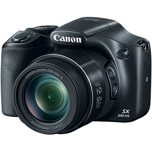 Canon PowerShot SX530 Digital Camera w/ 50X Optical Zoom - Wi-Fi & NFC Enabled (Black)