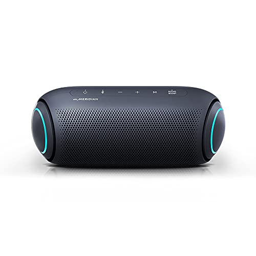 LG XBOOM Go Portable Bluetooth Speaker PL7 - LED Lighting and up to 24-Hour Battery, Black