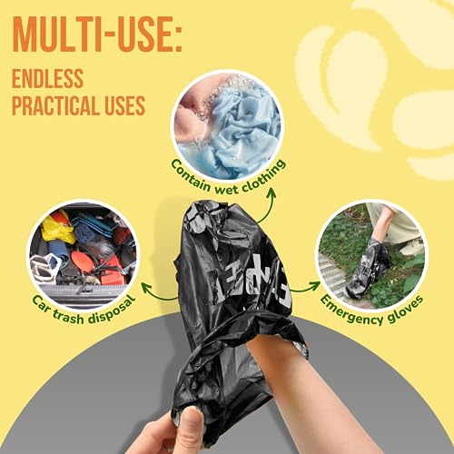PET N PET Dog Poop Bag USDA Certified 38% Biobased Poop Bags 1080 Counts 60 Rolls 9x13 Inches Dog Bags for Poop