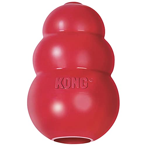 KONG - Classic Dog Toy, Durable Natural Rubber- Fun to Chew, Chase and Fetch - for Small Dogs