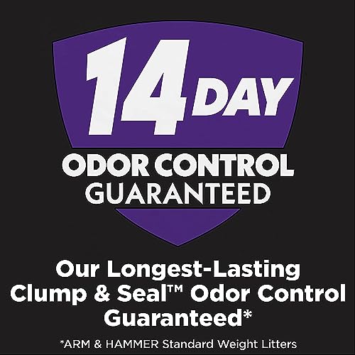 Arm & Hammer SLIDE Platinum Multi-Cat Easy Clean-Up Clumping Cat Litter, 14 Days of Odor Control 18 lb