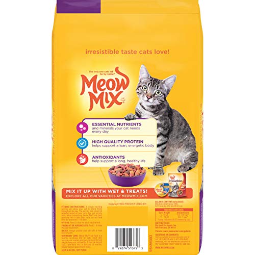 Meow Mix Original Choice Dry Cat Food, 3.15 Pound (Pack of 4)