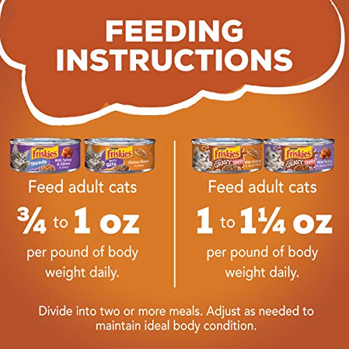 Purina Friskies Gravy Wet Cat Food Variety Pack, TurChicken Extra Gravy Chunky, Meaty Bits & Shreds - (40) 5.5 oz. Cans