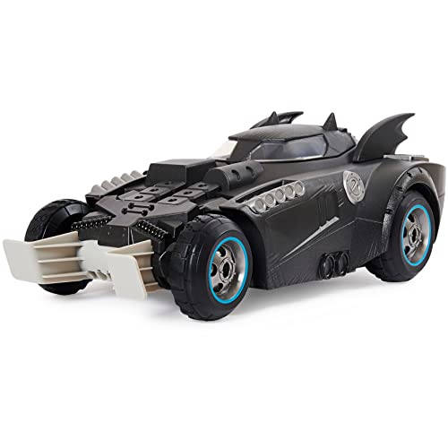 Batman Launch and Defend Batmobile Remote Control Vehicle with Exclusive 4-inch Batman Figure, Kids Toys for Boys