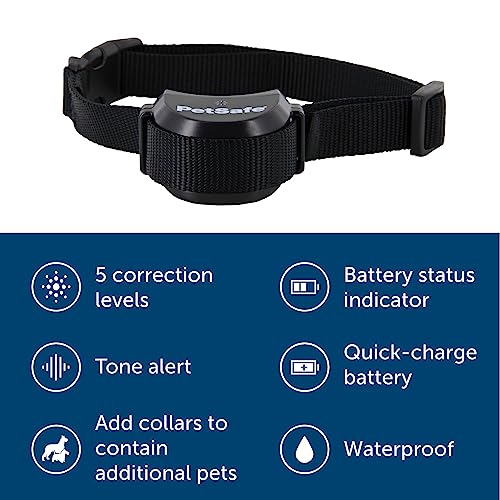 PetSafe Stay & Play Compact Wireless Pet Fence, LCD Screen to Adjust Circular Boundary, Secure up to 3/4 Acre Area, Use for All Your Pets, Portable System from the Parent Company of INVISIBLE FENCE