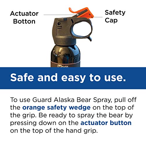 mace Personal Security Products Mace Brand Guard Alaska Maximum Strength Bear Spray – 20’ Powerful Pepper Spray – Mace Spray Self-Defense for Hiking, Camping, and Other Outdoor Activities, Made in USA