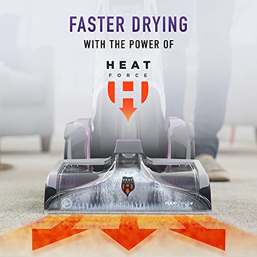 Hoover SmartWash Automatic Carpet Cleaner with Spot Chaser Stain Remover Wand, Shampooer Machine for Pets, FH53000PC, Purple