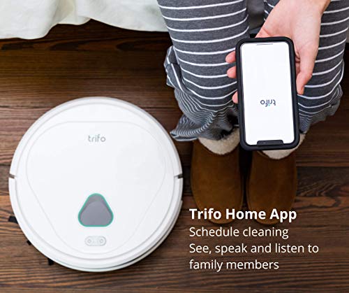 Trifo Home Robot Vacuum Cleaner, Home Surveillance Robot Vacuums with AI Camera Recording, 3000Pa, App Controlled, Alexa-Enabled