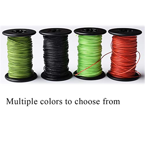 Ww Zat Archery Bow String Serving Thread Wear-Resistant Material 98.5 Foot spools (30 Meter/Roll) 0.018" Army Green Color Protect and Repair for Various Bow （Pack of 1）