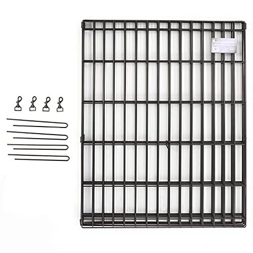MidWest Foldable Metal Dog Exercise Pen / Pet Playpen, 24"W x 24"H, 1-Year Manufacturer's Warranty