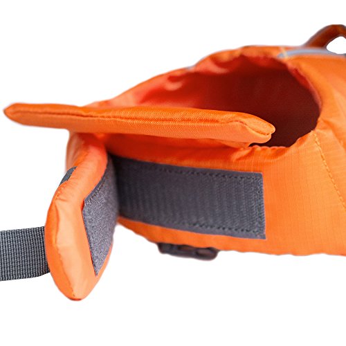 Outward Hound Granby Splash Orange Dog Life Jacket, XS