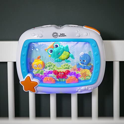 Baby Einstein Sea Dreams Soother Musical Crib Toy and Sound Machine, Newborns Plus