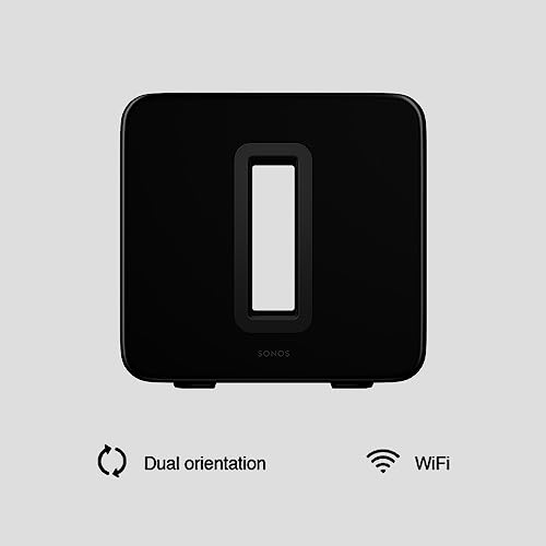 Sonos Sub (Gen 3) - The Wireless Subwoofer for Deep Bass - Black