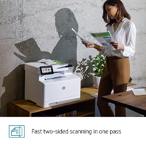 HP Color LaserJet Pro Multifunction M479fdw Wireless Laser Printer with One-Year, Next-Business Day, Onsite Warranty (W1A80A), White