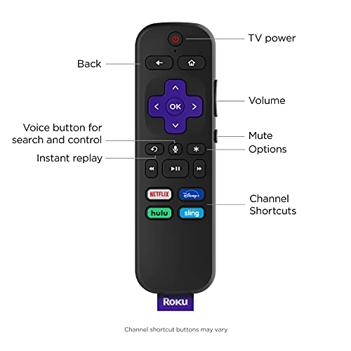 Roku Smart Soundbar, 4K/HD/HDR Streaming Media Player & Exceptional Audio Includes Roku Voice Remote