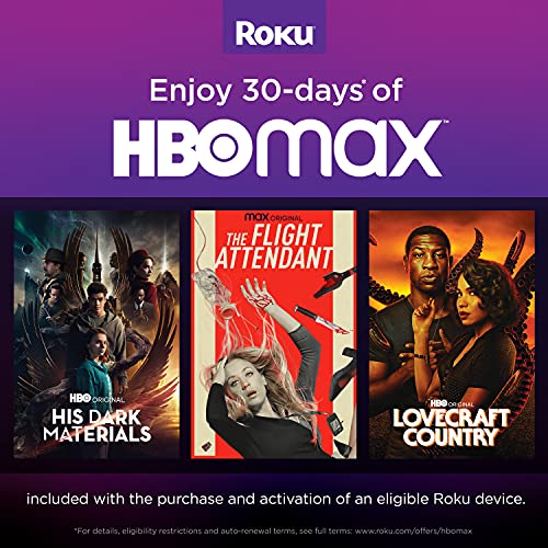 Roku Smart Soundbar, 4K/HD/HDR Streaming Media Player & Exceptional Audio Includes Roku Voice Remote