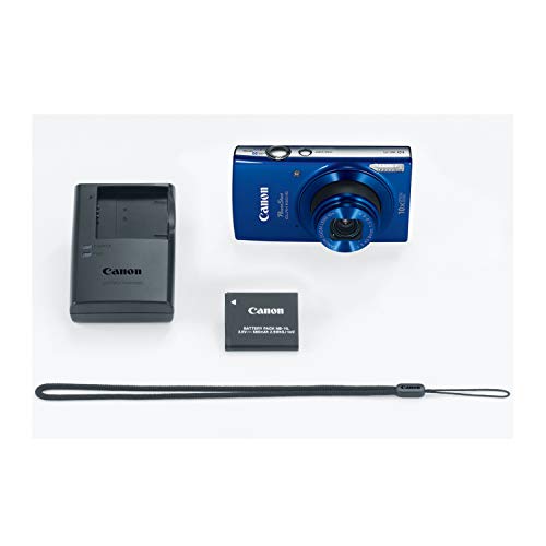 Canon PowerShot ELPH 190 IS Digital Camera (Blue) with 10x Optical Zoom and Built-In Wi-Fi