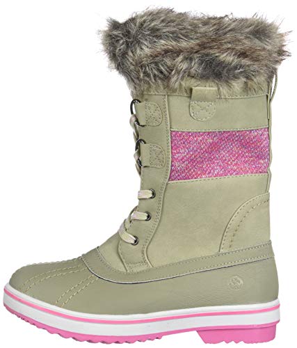 Northside Girl's Bishop JR Snow Boot, Birch, 5 Medium US Little Kid