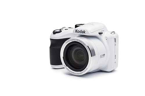 KODAK PIXPRO Astro Zoom AZ421-WH 16MP Digital Camera with 42X Optical Zoom and 3" LCD Screen (White)