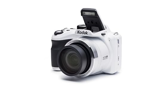 KODAK PIXPRO Astro Zoom AZ421-WH 16MP Digital Camera with 42X Optical Zoom and 3" LCD Screen (White)