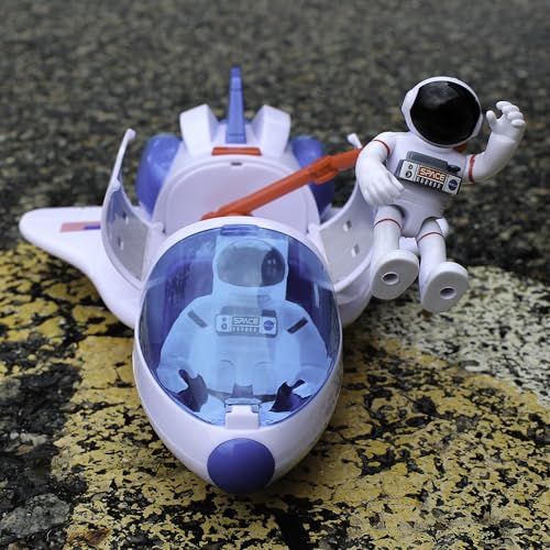 Daron NASA Space Adventure Series: Space Shuttle with Lights & Sounds & Figure, Approx 9" X 7"