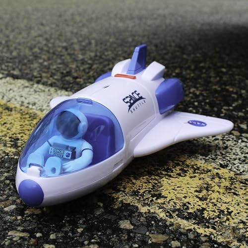 Daron NASA Space Adventure Series: Space Shuttle with Lights & Sounds & Figure, Approx 9" X 7"