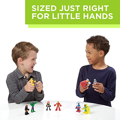 Playskool Heroes Marvel Super Hero Adventures Ultimate Set, 10 Collectible 2.5-Inch Action Figures, Toys for Kids Ages 3 and Up (Amazon Exclusive)