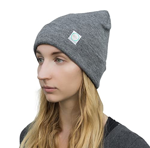 HALSA EMF Protection Hat, Faraday Beanie. EMF RF Shielding Silver Fabric. High Shielding Efficiency 99.99%. Reduce 5G, 4G, Cellular, WiFi, Bluetooth, Smart Meter RF Exposure.