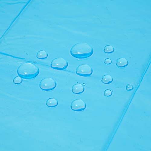 BLUE PANDA Juvale 20-Pack Disposable Rain Ponchos for Kids - Emergency Plastic Raincoats with Hood for Boys and Girls (4 Colors, Clear)