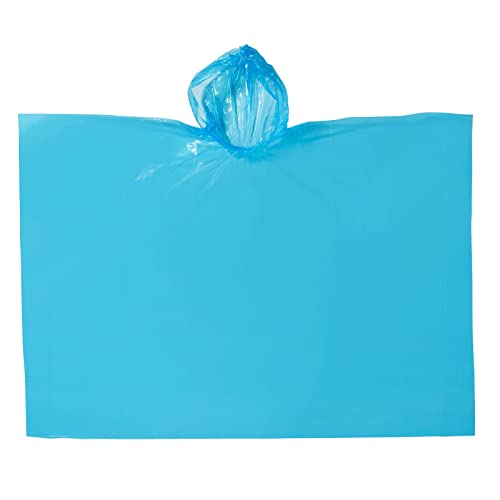 BLUE PANDA Juvale 20-Pack Disposable Rain Ponchos for Kids - Emergency Plastic Raincoats with Hood for Boys and Girls (4 Colors, Clear)