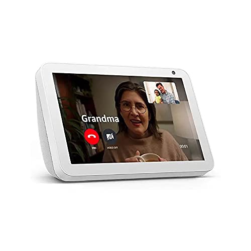Echo Show 8 (1st Gen, 2019 release) -- HD smart display with Alexa – stay connected with video calling - Sandstone