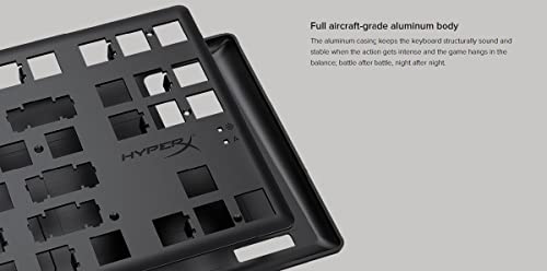 HyperX Alloy Origins Core - Tenkeyless Mechanical Gaming Keyboard, Software Controlled Light & Macro Customization, Compact Form Factor, RGB LED Backlit, Linear HyperX Red Switch