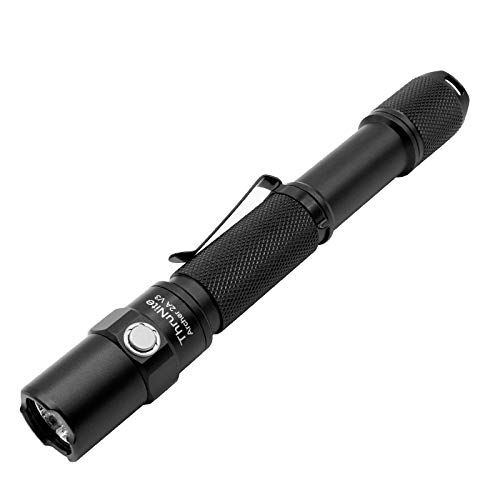 ThruNite LED Flashlight Archer 2A V3 500 Lumens CREE Portable EDC AA Flashlight with Lanyard, IPX8 Water-Resistant Dual Switch Outdoor Flash Light for Hiking, Camping, Everyday Use - CW