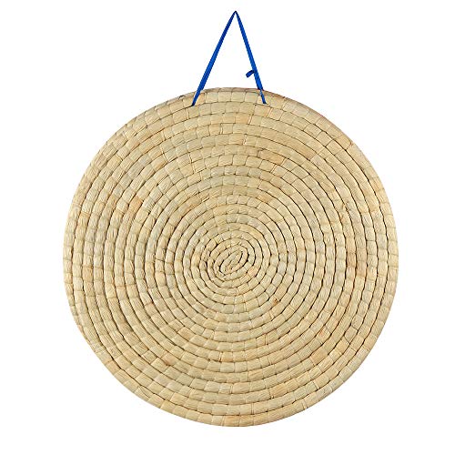 TOPARCHERY Archery Target 3 Layers 20 inch Traditional Solid Straw Archery Target 2.3 inch Thickness Hand-Made Arrows Target for Outdoor Shooting Practice (20in / 3 Layers)