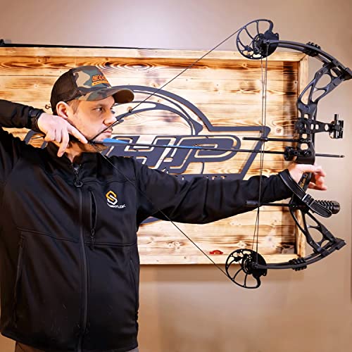 Sanlida Archery Dragon X8 RTH Compound Bow Package for Adults and Teens,18â-31â Draw Length,0-70 Lbs Draw Weight,up to IBO 310 fps,No Bow Press Needed,Limbs Made in USA,Limited Life-time Warranty