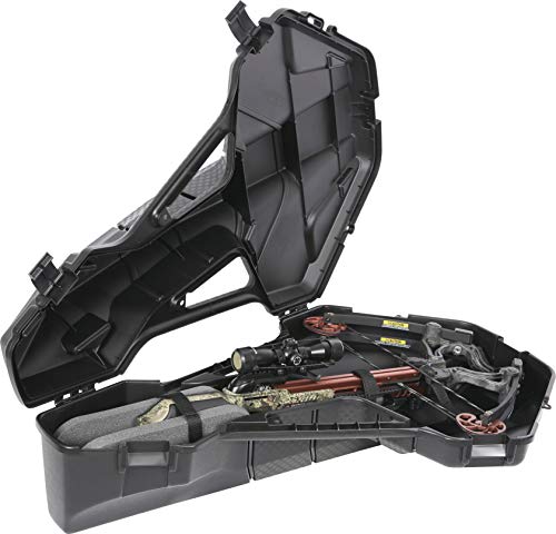 Plano Spire Crossbow Case, Black, Archery Bow Box Storage, Heavy-Duty Hard Crossbow Case for Optics and Quiver