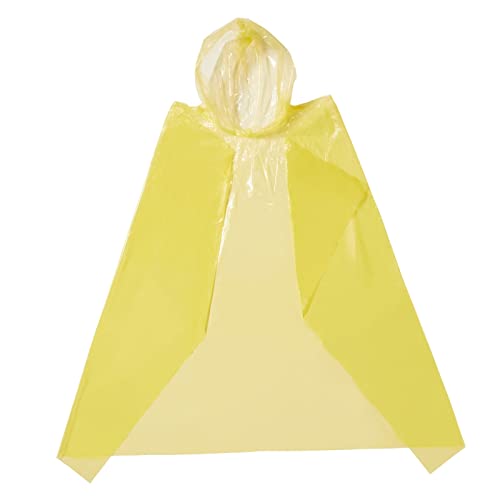 20 Pack Disposable Rain Poncho for Kids with Hood, Emergency Outdoor Supplies, 4 Assorted Colors, 42 x 60 in