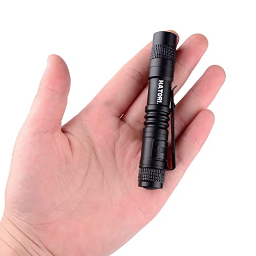 LED Mini Flashlight, Super Bright Small Handheld Pocket Pen Light Tactical High Lumens Torch for Camping, Outdoor, Emergency, 3.55 Inch