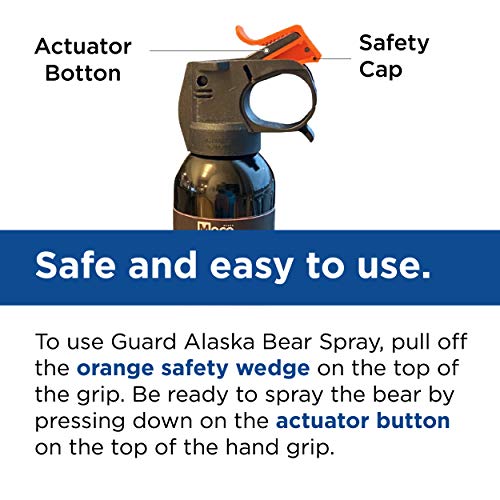 Personal Security Products Mace Brand Guard Alaska Maximum Strength Bear Spray â 20â Powerful Pepper Spray â Mace Spray Self-Defense for Hiking, Camping, and Other Outdoor Activities, Made in USA