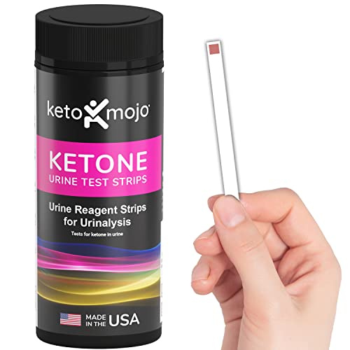 150 Ketone Test Strips with Free Keto Guide eBook & Free APP. Urine Test for Ketosis on Ketogenic & Low-Carb Diets. Extra-Long Strips.