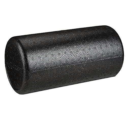 Amazon Basics High-Density Round Foam Roller for Exercise and Recovery - 24-Inch, Black