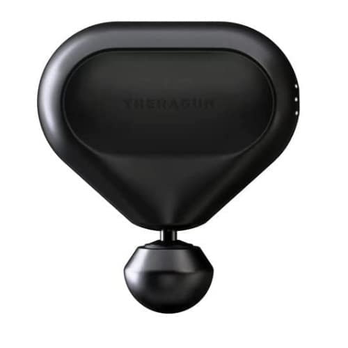 Theragun Mini - Handheld Electric Massage Gun - Compact Muscle and Deep Tissue Treatment for Any Athlete On The Go - Portable Percussion Massager with QuietForce Technology - 4th Generation - Black