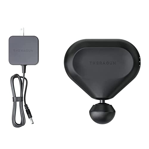 Theragun Mini - Handheld Electric Massage Gun - Compact Muscle and Deep Tissue Treatment for Any Athlete On The Go - Portable Percussion Massager with QuietForce Technology - 4th Generation - Black